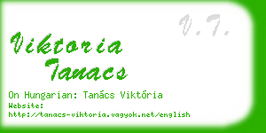 viktoria tanacs business card