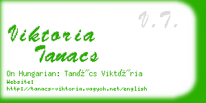 viktoria tanacs business card